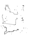 Dodge Grand Caravan Power Steering Hose Diagram - 4721071AA
