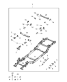 Jeep Wrangler Engine Mount Bracket Diagram - 68417581AA