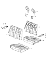 2020 Chrysler Voyager Seat Cushion Diagram - 68253340AB