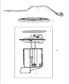 Jeep Fuel Sending Unit Diagram - 68003339AB