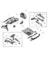 Dodge Dart Floor Pan Diagram - 68164837AA