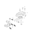 Chrysler 200 Transmission Mount Diagram - 68224909AB