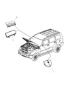 2011 Dodge Nitro Air Bag Diagram - 1GC99DK7AF