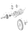 Jeep Grand Cherokee Flywheel Diagram - 68017771AA