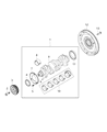 Ram Crankshaft Pulley Diagram - 68133304AA