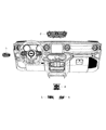 Jeep Wrangler Power Window Switch Diagram - 68290765AC