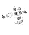Jeep Compass Blower Control Switches Diagram - 6TM13DX9AB
