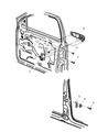 Jeep Door Lock Actuator Diagram - 55363472AD