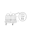 2007 Dodge Caravan Seat Cushion Diagram - 1HH251D5AA