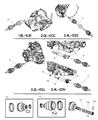 Chrysler PT Cruiser CV Boot Diagram - 5102446AA