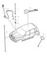Chrysler PT Cruiser Antenna Diagram - 4671868AA