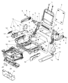 Dodge Caravan Armrest Diagram - 1ED881J3AA