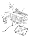 Jeep Wrangler Hood Latch Diagram - 55395653AB