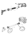 2008 Jeep Grand Cherokee Drive Shaft Diagram - 52853003AF