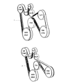 1999 Dodge Ram 2500 Drive Belt Diagram - 53010308