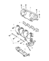 Jeep Exhaust Heat Shield Diagram - 5038538AC