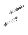 2007 Dodge Nitro Drive Shaft Diagram - 52853365AC