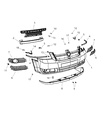 Chrysler Bumper Diagram - 1KG12TZZAB