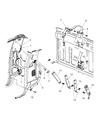 2005 Dodge Ram 2500 Seat Belt Diagram - 5HG321X9AD