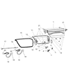Dodge Dart Trunk Lid Latch Diagram - 68145913AA