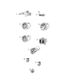 Chrysler Brake Light Switch Diagram - 56038969AC