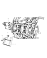 Jeep Starter Motor Diagram - 4801694AC