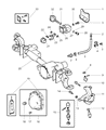 1999 Dodge Ram 1500 Steering Knuckle Diagram - 5003049AA