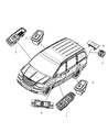 2013 Ram C/V Door Lock Switch Diagram - 68110866AA