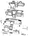 Dodge Caliber Glove Box Diagram - 1QX76XDVAA
