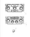 Dodge Magnum A/C Switch Diagram - 55111872AB