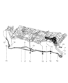 2001 Dodge Durango A/C Hose Diagram - 5019366AA