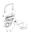 Jeep Armrest Diagram - 6FP07TURAA