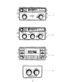 Chrysler Aspen A/C Switch Diagram - 55361430AE