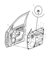 2004 Jeep Liberty Weather Strip Diagram - 55235878AC