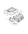 Ram Engine Cover Diagram - 4627495AB