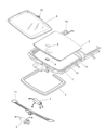 2006 Chrysler Sebring Sunroof Diagram - 5101950AA