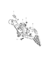 Jeep EGR Tube Diagram - 5281904AA