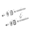 2007 Dodge Sprinter 3500 Camshaft Diagram - 68005650AA