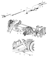 2020 Ram 1500 Parking Brake Cable Diagram - 55398316AM