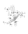 Ram Leaf Spring Bushing Diagram - 68160719AB