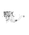 Dodge Magnum Radiator Hose Diagram - 4596561AC