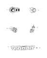 Chrysler Ignition Lock Assembly Diagram - 68185801AB