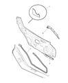 Dodge Viper Door Seal Diagram - 4848204