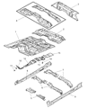 Ram Dakota Floor Pan Diagram - 55359575AA