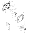 Dodge Durango Radiator Diagram - 2AMR2294AA