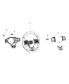 Dodge Steering Wheel Diagram - 5SU011X9AA