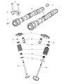 Ram Camshaft Diagram - 5184378AF