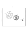 Dodge Nitro Spare Wheel Diagram - 82210159AB