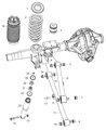 Jeep Alignment Bolt Diagram - 6512085AA