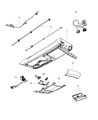 2008 Dodge Grand Caravan Dome Light Diagram - 1KM33DW1AA